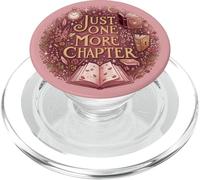 Pink Bookish Just One More Chapter Book Reading Romance PopSockets PopGrip per MagSafe