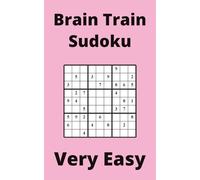 Pink Brain Train Sudoku Book, 9x9 Puzzles, 150 Pages, 5x8, Very Easy