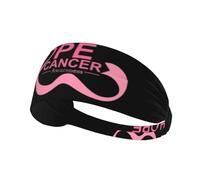 Pink Breast Cancer Awareness Quotes Elastic Exercise Headband For Women&Men,Wide Headbands For Women Athletic Sweatbands - Fashion Elastic Sports Hair Band For Yoga Fitness