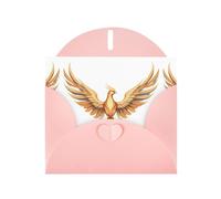 Pink BROLEO Phoenix spread its wings at sunrise Prints, biglietto di auguri per Natale, compleanno, San Valentino, anniversario di matrimonio e inviti per feste