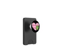 Pink Buffalo Plaid Heart For St. Paddys Day Green Shamrock PopSockets PopWallet per MagSafe