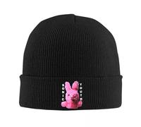 Pink Bunny Cappellini Lavorati a Maglia Skullies da Donna Berretti Cappello Invernale Acrilico Sonic Youth Rock Band Punk Warm Caps