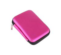 (Pink) Carrying Case for Digital Portable External Hard .5 Inch HDD EVA Shockproof