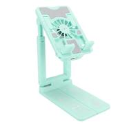 Pink Cell Phone Stand with Cooler Radiator Fan Colorful RGB light Smartphone Cooling Silent Fan Height Compatible with IOS and Android Multi Angle Adjustable Suitable for Hand (Green)