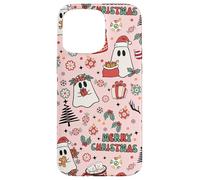 Pink Christmas Spooky Ghost Merry Christmas Retro Pastel Custodia per iPhone 15 Pro Max