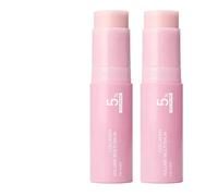 Pink Collagen Volume Multi Balm Stick,Hydrating Balm Eye Cream Make Up Base & Moisture Stick,Deeply Nourishing Solid Moisturizer,Collagen Wrinkle Sticks Face & Body Balms for Face Lips & Neck (2Pcs)