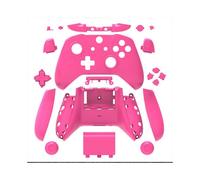 (pink) Complete Protection Case Housing Replacement Parts For Xbox One Wireless Controller Handle hemp surface protective shell