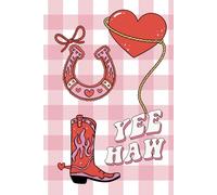 Pink Cowgirl Rodeo Notebook: Cute, Coquette, Western Journal, Perfect for Teen Girls and Women