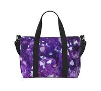 Pink Crystal Diamond (3) borsone da viaggio - Borse da viaggio leggere per oggetti personali da donna, borse da palestra per uomo, nero, taglia unica, Nero , Taglia unica