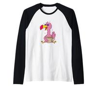 Pink Dodo Bird AMA Il caffè Maglia con Maniche Raglan