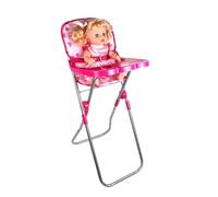 Pink Doll - Set da gioco per bambini con culla, passeggino per ragazze | Immagina di provare bambole per bambini piccoli, regalo per bambini