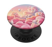 Pink Dove Cielo Estetico Nuvola Sognante Design Pacifico PopSockets PopGrip Adesivo