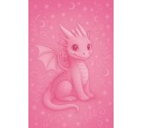Pink Dragon Notebook: Lined Journal for Girls, Fantasy Lovers, Writers, and DnD Fans - 6x9, 120 Pages