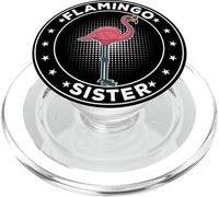Pink Fenicottero Sister Flamingo Sister PopSockets PopGrip per MagSafe