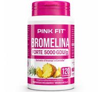 PINK FIT Bromelina Forte Drenante 5000 GDU/g con Centella Asiatica | Integratore