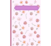 Pink Floral Notebook - Black Ink Edition: A Soft Watercolor Lined Journal for Daily Notes and Thoughts