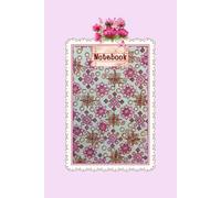 Pink Floral Notebook: Cute Floral Cover Lined , 120 Pages, 6x9 Inches, Perfect for Note Taking, School, Work, and Personal Reflection