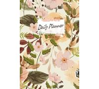Pink Flowers Daily Planner: Undated Journal for Women | 6x9 with Self-Care, Task Tracker & Note Taking Pages
