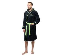 Pink Floyd Accappatoio Circle Band Logo Nuovo Ufficiale Nero Super Soft Fleece Size L