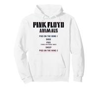 Pink Floyd Animali Maiali On The Wing Dogs Pecora Felpa con Cappuccio