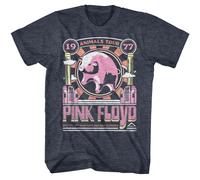 Pink Floyd - Animali Tour 1977 - American Classici - Erica Blu Adulto Corto Sl