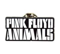 Pink Floyd Animals Mono Text Logo Pin Badge Size One Size