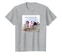 Pink Floyd Atom Heart Mother Maglietta, Bambini, Grigio Melange, 8 Anni