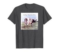 Pink Floyd Atom Heart Mother Maglietta, Uomo, Grigio Scuro, XL