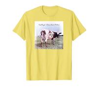 Pink Floyd Atom Heart Mother Maglietta, Uomo, Limone, L