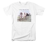 Pink Floyd - Atom Heart Mother - T-Shirt A Maniche Corte Unisex Adulti - Bianca