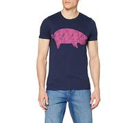 Pink Floyd - AWBDG, Short Sleeve da Uomo, Blu (Blue (Navy)), L