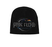 Pink Floyd Beanie Hat cap Dark Side of The Moon Album Logo Ufficiale Nuovo Nero Size One Size