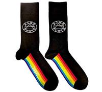 Pink Floyd Calzini Spectrum Sole Band Logo Ufficiale Uomo Nero (Uk Size 7-11) Si