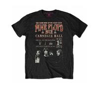 PINK FLOYD Carnegie '72 T-Shirt Ecologica Licenza Ufficiale RockOff PFECOTS01MB
