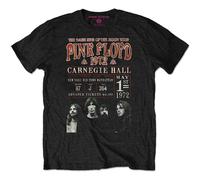 Pink Floyd Carnegie '72 ufficiale Uomo maglietta unisex