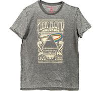 Pink Floyd Carnegie Hall (Burn out) T-Shirt, Grigio (Grey Grey), Large Uomo