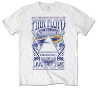 Pink Floyd 'Carnegie Hall Poster' (Bianco) T-shirt per bambini Ufficiale