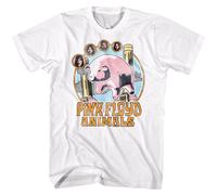 Pink Floyd Circle Pig T-Shirt Manica Corta Uomo Cotone Girocollo
