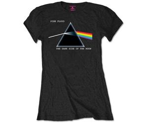 Pink Floyd Dark Side of the Moon Courier Black L Donna Maglietta