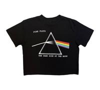 Pink Floyd Dark Side of The Moon Courier Crop Top Size M