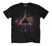 Pink Floyd Dark Side of The Moon Rosa Splatter T Shirt Size L