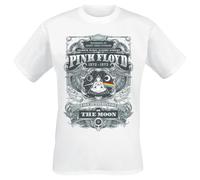 Pink Floyd DSOTM 1972 Uomo T-Shirt Bianco 100% Cotone Regular
