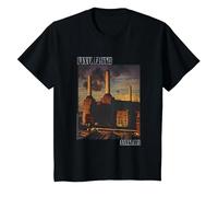 Pink Floyd Faded Animals Maglietta, Bambini, Nero, 8 Anni