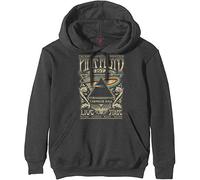 Pink Floyd - Felpa # L Unisex Grey # Carnegie Hall Poster