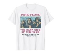 Pink Floyd Il Lato Oscuro della Luna Tour 1973 Maglietta, Uomo, Bianco, L