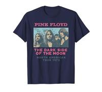 Pink Floyd Il Lato Oscuro della Luna Tour 1973 Maglietta, Uomo, Navy, L