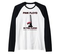 Pink Floyd in Carne ed Ossa Stadium di Anaheim 1977 Maglia con Maniche Raglan