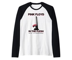 Pink Floyd in Carne ed Ossa Stadium di Anaheim 1977 Maglia con Maniche Raglan