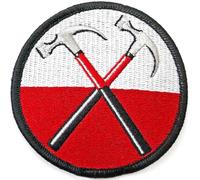 Pink Floyd Patch The Wall Hammers Circle Band Logo Nuovo Ufficiale Iron On Size One Size