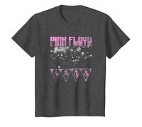 Pink Floyd Pink Four Maglietta, Bambini, Grigio Scuro, 8 Anni